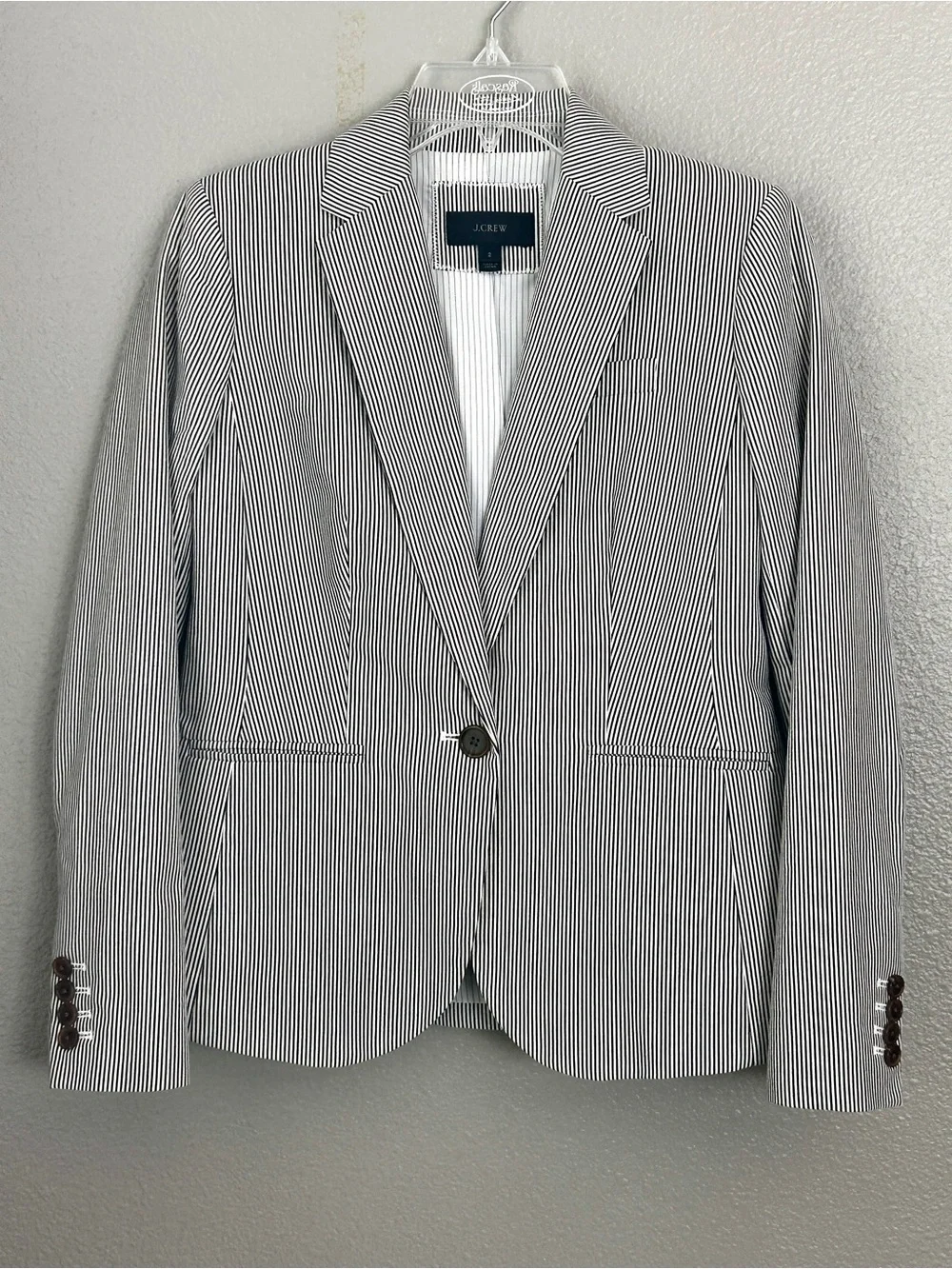 J CREW Campbell Skinny Stripe Blazer - Size 2